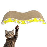 Drapak dla Kota Kartonowy Tekturowy Zabawka Legowisko 44x20.5x4.5 cm Fala