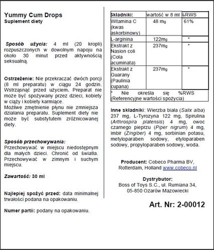 supl.diety yummy cum drops na Arena.pl