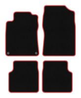 Dywaniki welurowe CARLUX-RED do Citroen XM 1989-2000 czarne/czerwone
