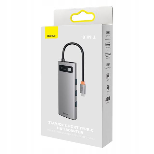 Hub USB Baseus 194080973 8 portów na Arena.pl