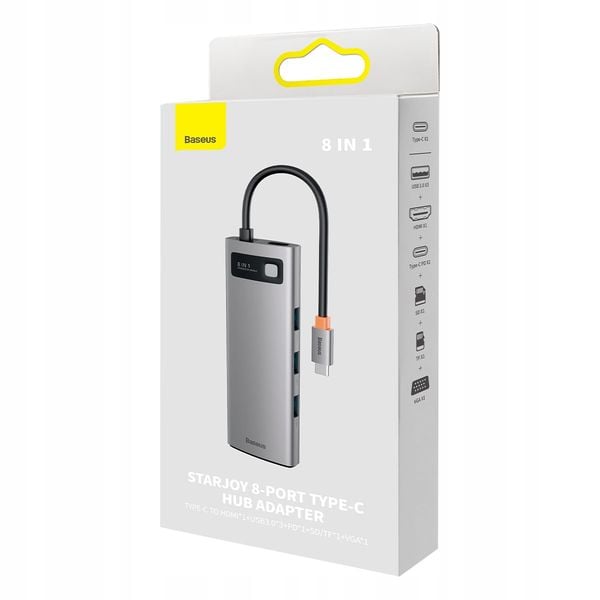 Hub USB Baseus 194080973 8 portów zdjęcie 5