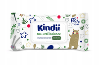 Chusteczki dla niemowląt i dzieci Kindii Natural Balance opakowanie 60 szt