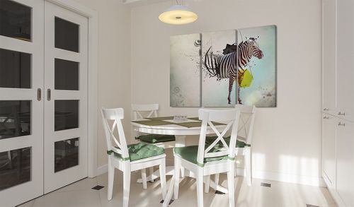 Obraz - zebra - abstrakcja Rozmiar - 90x60 na Arena.pl