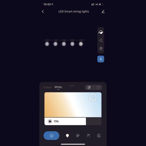 girlanda led sterowana 13,5m świetlna wielokolorowa smart z aplikacją tuya na Arena.pl