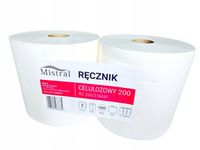 Czyściwo papierowe, ręcznik papierowy 2 x 200m