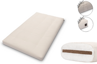 Materac 120x200 z kokosem - Pascall Futon Medium Coco - Ecru