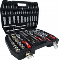 ZESTAW KLUCZY NASADOWYCH Z GRZECHOTKĄ DLA MECHANIKA AIRPRESS 171 SZT