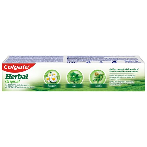 Colgate Tp 75Ml Herbal Original - For Healthy Teeth&Strong Gums zdjęcie 3