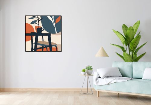 Plakat 80x80cm Poranek w Cieniu Drzew na Arena.pl