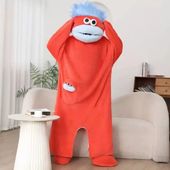 Piżama onesie z motywem potwora, rozmiar S, kolor 6