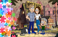Puzzle tradycyjne Wodogrzmoty - Gravity Falls