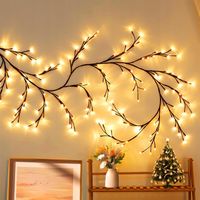 ŁAŃCUCH ŚWIETLNY DRZEWO CIEPŁOBIAŁE 144 LED PILOT ŚWIATEŁKA ŚWIĄTECZNE