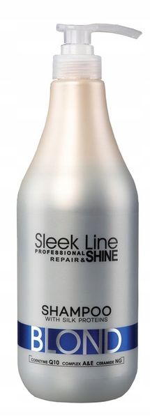 Stapiz Sleek Line Blond szampon do włosów 1000ml zdjęcie 2