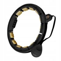 Hula hop z wypustkami HMS 96 cm czarny