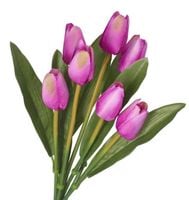 TULIPANY BUKIET TULIPANÓW GUMOWANE JAK ŻYWE 36CM