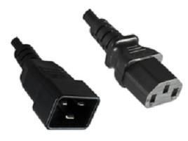 MicroConnect PowerCord C13-C20 10A 2m Black zdjęcie 1