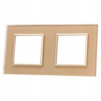 RAMKA SZKLANA PODWÓJNA (2 PUSZKI) - SZAMPAŃSKA LIVOLO