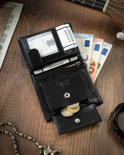 portfel męski ze skóry naturalnej z systemem rfid - 4u cavaldi na Arena.pl