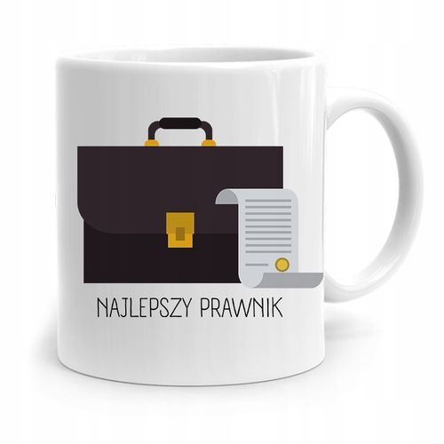 Kubek Dla Prawnika Mecenasa Najlepszy Prawnik Z Nadrukiem Ze Zdjęciem na Arena.pl