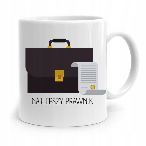 Kubek Dla Prawnika Mecenasa Najlepszy Prawnik Z Nadrukiem Ze Zdjęciem zdjęcie 1