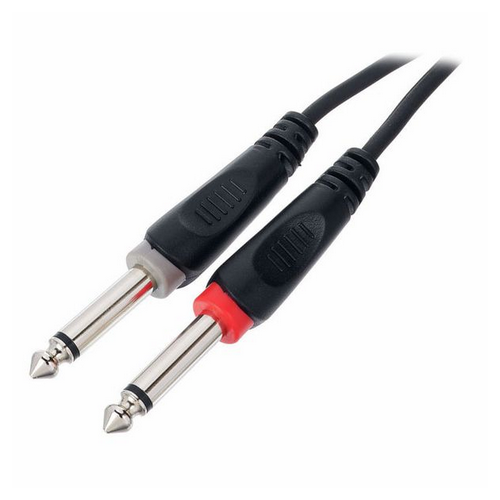 Kabel przewód audio sygnałowy 2x Jack 6,3 mm 6 m Cordial EU 6 PP na Arena.pl