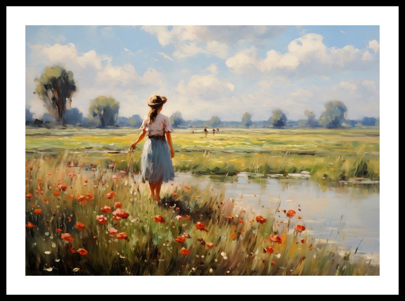 Plakat 59,4x42cm Wiejski Spokój zdjęcie 3