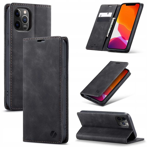Spacecase Wallet Iphone 12 Pro Max Black zdjęcie 10