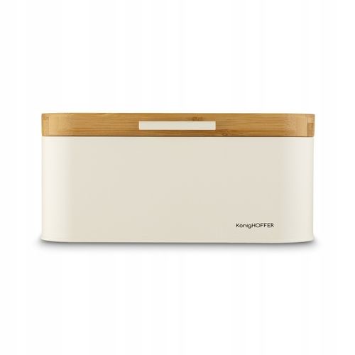 CHLEBAK Stalowy Pojemnik PIECZYWO CHLEB Konighoffer Capri 30,5x18x14 BEŻ na Arena.pl