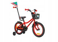 Rower dziecięcy 16' KARBON ROCKET ALU czerwony R23