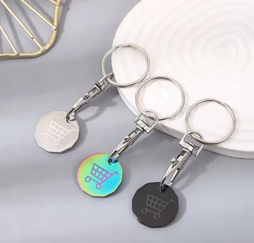 Brelok do kluczy Żeton Sklepowy do wóżka sklepu Moneta breloczek Kameleon na Arena.pl