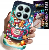 ETUI DO XIAOMI NOTE 14 PRO 5G - RENIFER Z PIERNIKIEM MERRY CHRISTMAS