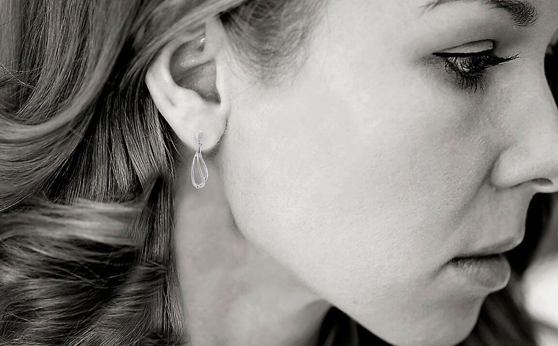 Emaga Złote kolczyki KBD3884 - Diament zdjęcie 9