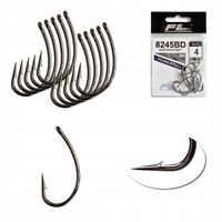Zestaw Haczyk Haczyki FL 8245BD r.4 B.Nickel 10szt
