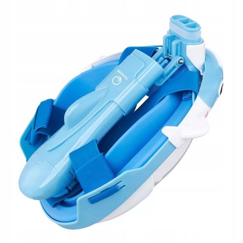 MASKA DO NURKOWANIA Z RURKĄ PEŁNOTWARZOWA PANORAMICZNA DRY TOP SHARK DZIECI na Arena.pl