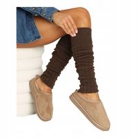 Getry Damskie na Nogi Wełna Ocieplacze na Łydki Ciepłe Cerber