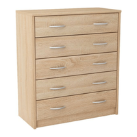 Komoda z szufladami, Classic, 74x35x85 cm, dąb sonoma, mat | TYLETEGOTU