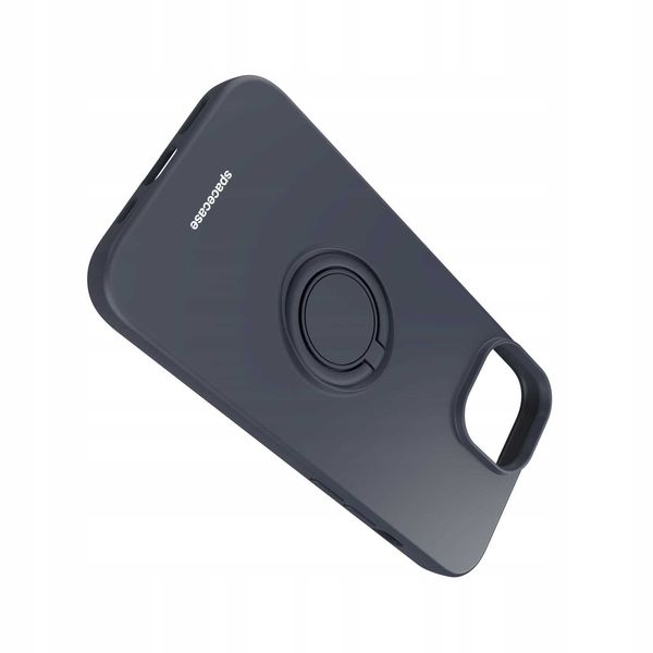 Spacecase Silicone Ring Iphone 15 Black zdjęcie 6