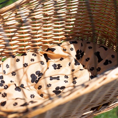 KOSZ ROWEROWY WIKLINOWY NA BAGAŻNIK TRANSPORTER TYLNY KOSZYK DLA PODUSZKA na Arena.pl