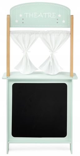 Duży drewniany sklep stragan teatr waga terminal płatniczy warzywa i owoce na Arena.pl