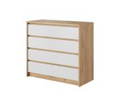 KOMODA  DO SALONU SYPIALNI 4 SZUFLADY 2 KOLORY