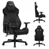 Fotel Gamingowy OBROTOWY dla gracza HUZARO TKANINA Huzaro Force 7.6 Black