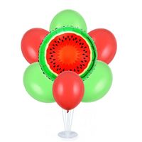 Zestaw balonów na stojaku owoce Arbuz