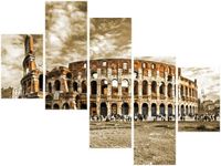 100 75CM OBRAZ 5 ELEM COLOSSEO ŚCIENNY