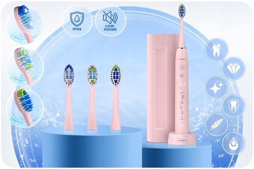 SZCZOTECZKA SONICZNA DO ZĘBÓW ELEKTRYCZNA + ETUI BERDSEN GALAXY na Arena.pl