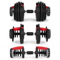 HANTEL REGULOWANY 24KG MODERNHOME ZELIWNY 15STOPNIOWY UCHWYT