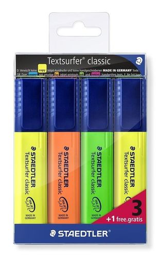 zakreślacz textsurfer classic 3kol + 1 gratis 9535 na Arena.pl