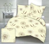 Pościel z kory 160x200 wzór dmuchawce na kremie