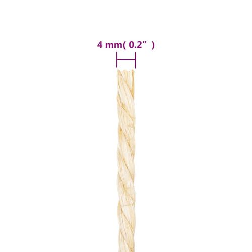 Sznur, sizal 100%, 4 mm, 50 m na Arena.pl