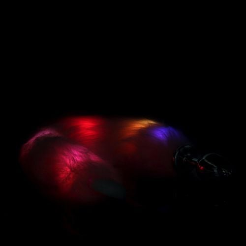 light up fox tail with metal butt plug na Arena.pl