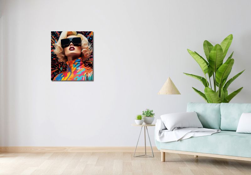Obraz 50x60cm Retro Futuryzm zdjęcie 2